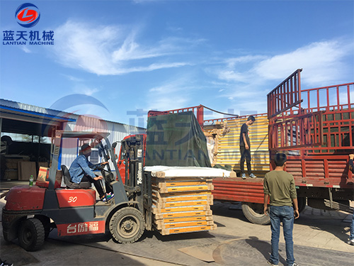 四川花椒烘干機發(fā)貨現場